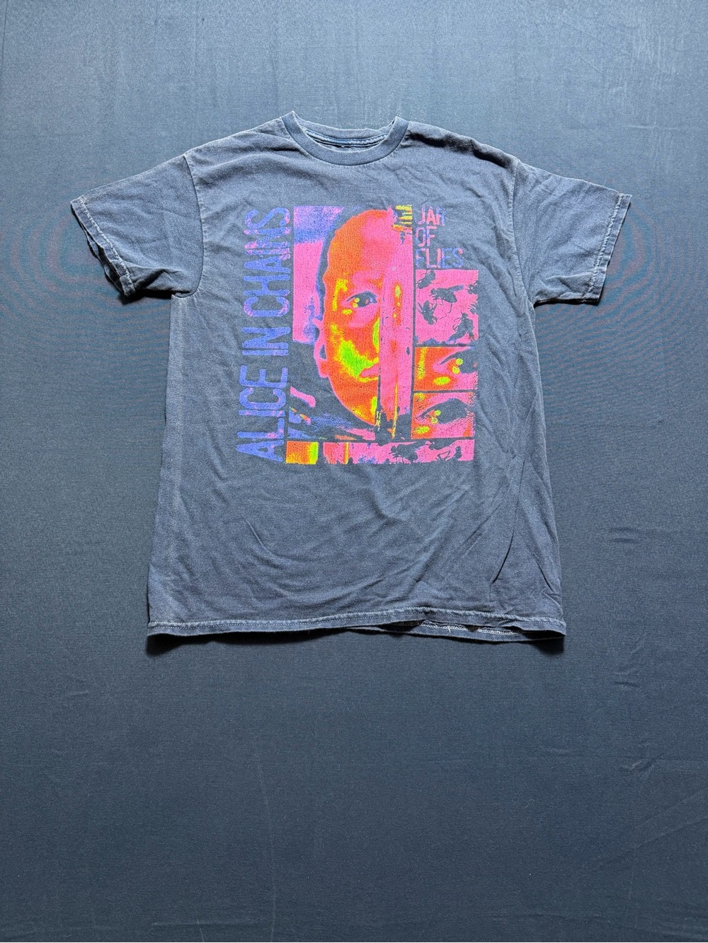 100% Cotton Size Small Alice In Chains Jar Of Flies Band T-Shirt